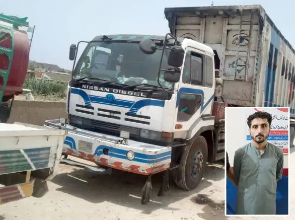 ڪراچي ۾ ميان زال کي ڪچلڻ بعد فرار ٿيندڙ ڊمپر ڊرائيور گرفتار